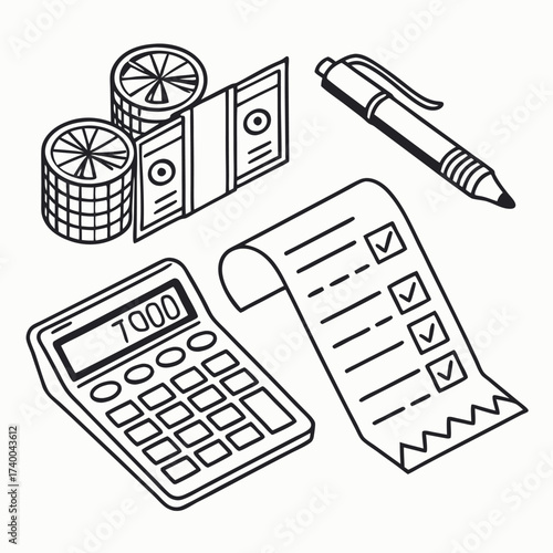 Financial planning office supplies