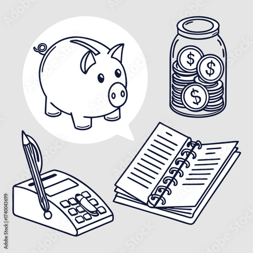 Financial planning tools illustration