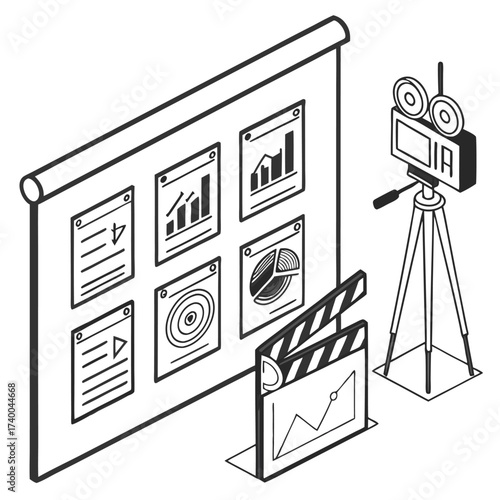 Data presentation illustration