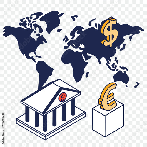 Global financial illustration
