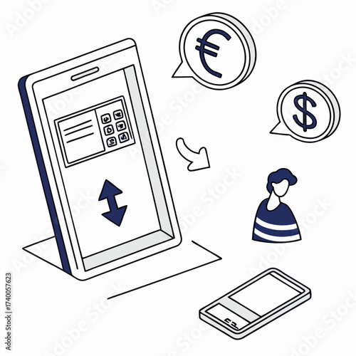 Mobile payment illustration