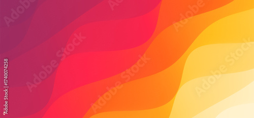 Abstract wavy background. Color gradient. Textured effect. Vector illustration for brochure, poster, presentation, cover, screen, flyer or banner.