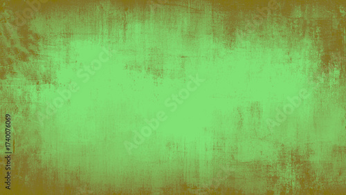 Green cement wall background with abstract pattern in retro concept for wallpaper or graphic design. Blank plaster texture in vintage style. Dark grunge concrete used for printing.