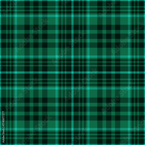 Design checkered  for prints.Seamless green check pattern. Repeating patern plaid.  Repeated tartan fabric. Vector scottish fabriс. Ekose texture. Madras flannel. Checker line. Stripe gingham


