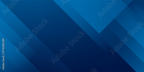 modern blue abstract background with elegant bright diagonal lines