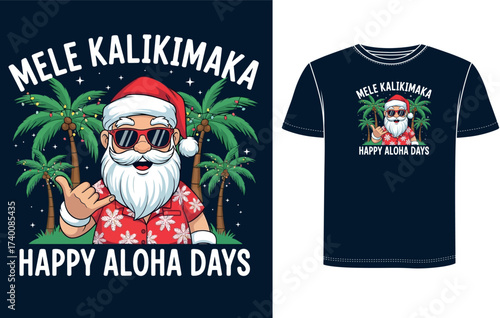 santa claus T shirt design 