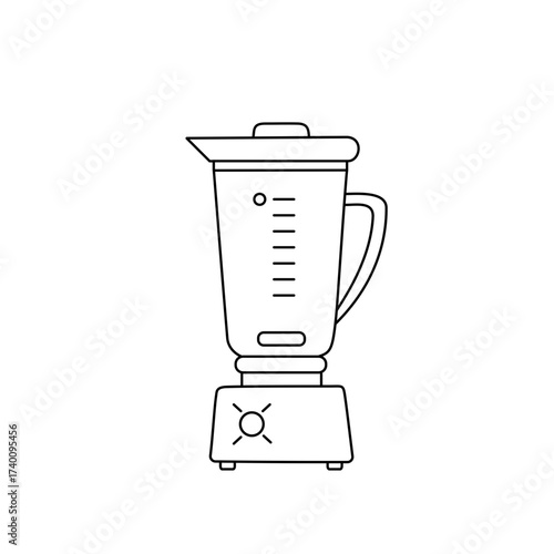 Kitchen icon: blender on transparent background
