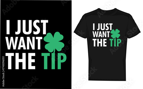 Funny i just the tip for women silhouette design humorous graphic with bold text and minimalist silhouette style