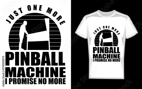 Dynamic silhouette of a pinball player intensely focused on flipping the ball capturing the thrill and excitement of the game for enthusiasts and lovers of arcade fun