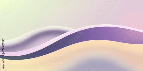 Abstract colorful wave design: vector illustration of light blue and pink lines flowing to create a modern texture pattern backdrop