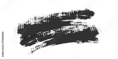 Vector illustration of a woman's face sketch with a black and white grunge texture, featuring an ink splatter and brush stroke border design