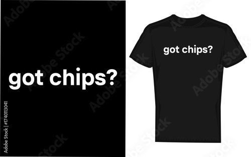 A striking black silhouette of a potato wearing a poker chip as a hat embodying a classic fun and perhaps slightly mischievous gambling theme for a got chips potato poker event