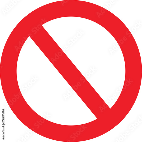 no sign, danger forbidden symbol, stop sign, warning icon, prohibition and restricted not 