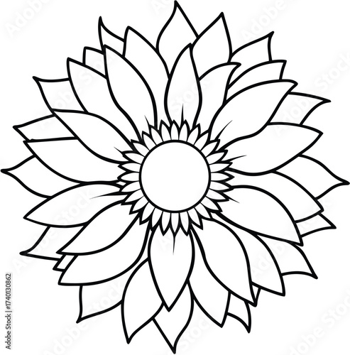 Abstract vector illustration of a floral design featuring flower elements and leaf patterns