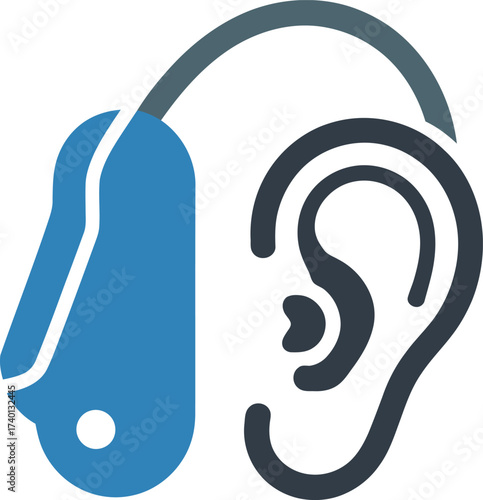  Audiology Hearing Loss Assistance Device Graphic

