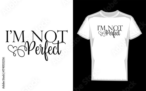 Expressive message of imperfection and self acceptance conveyed through a bold graphic silhouette design celebrating individuality and embracing flaws