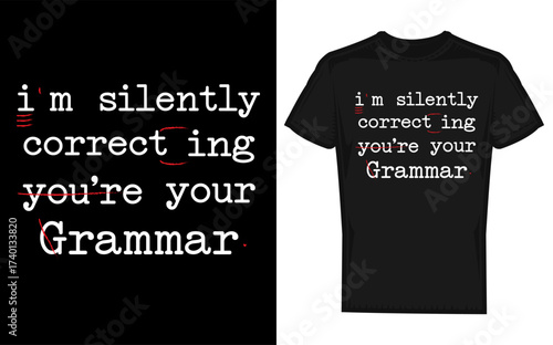 Humorous silhouette of an english teacher silently correcting grammar a funny and relatable concept for educators and language enthusiasts silhouette