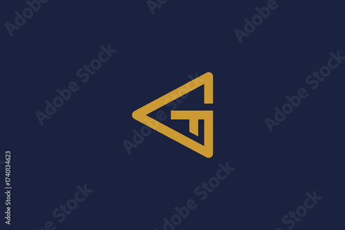 letter gf logo icon design vector template