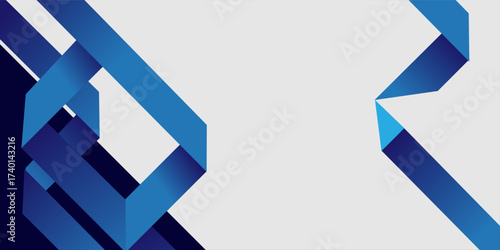 Black Abstract Background with Triangle Pattern and with blue stripes luxury dynamic modern abstract vector background for presentation, report, abstract luxury cover. Paper style black abstract.