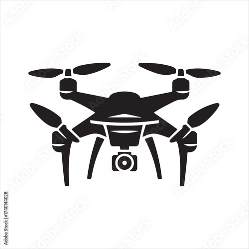 drone vector silhouette sketch art idea design collection