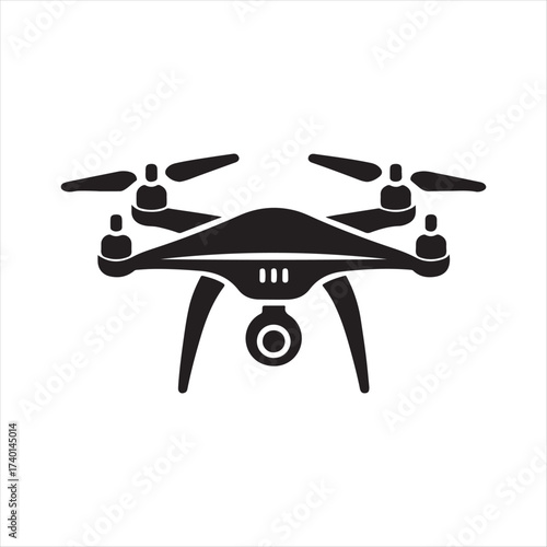 drone vector silhouette sketch art idea design collection