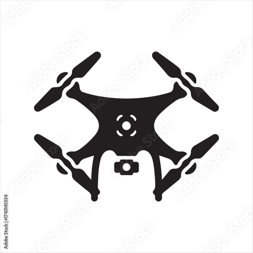 drone vector silhouette sketch art idea design collection