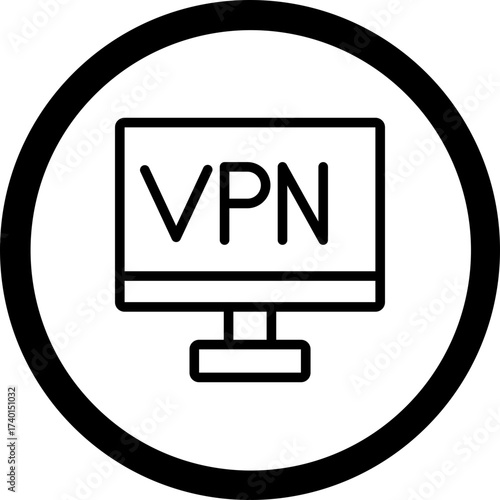 Vpn Vector Icon Design