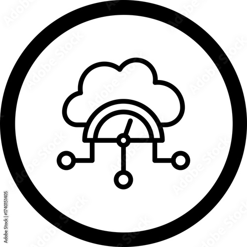 Bandwidth Vector Icon Design
