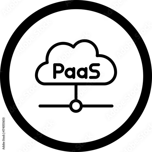 PaaS Vector Icon Design