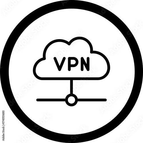 VPN Vector Icon Design