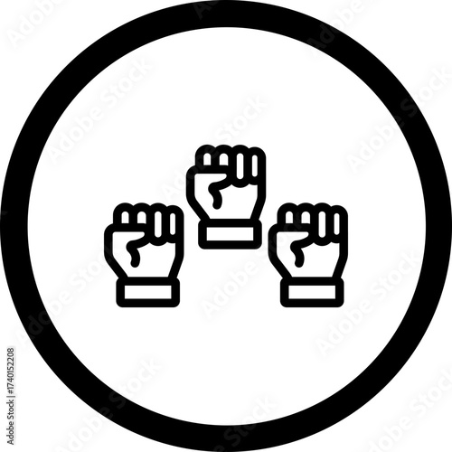 No Racism Vector Icon Design