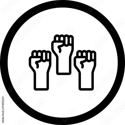 Black Lives Matter Vector Icon Design