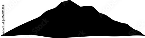 Hand-Drawn Style Mountain Sketch