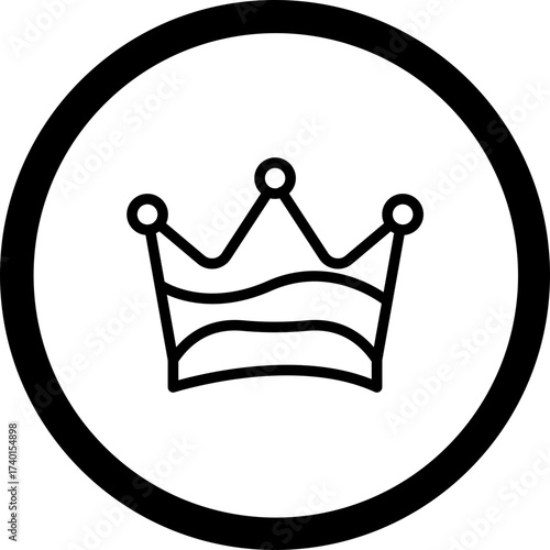 Carnival Crowns Vector Icon Design