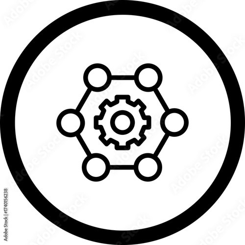Networking Vector Icon Design