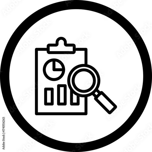 Diagnosis Vector Icon Design