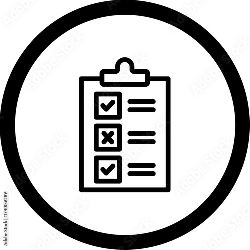 Evaluation Vector Icon Design