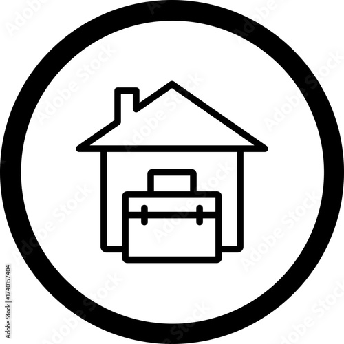 Home Office Vector Icon Design