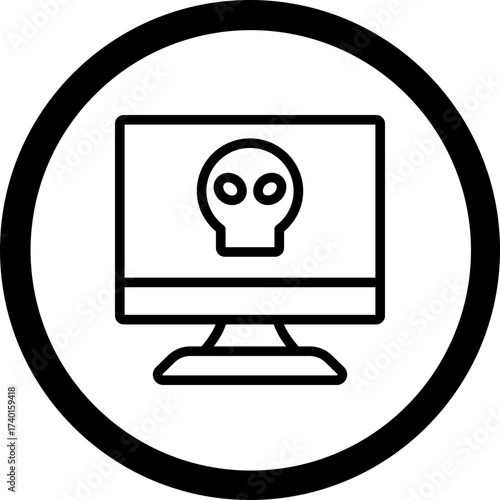 Dead Vector Icon Design