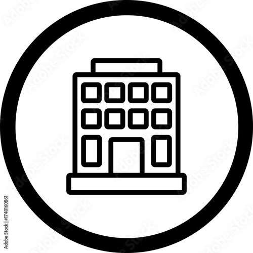 Motel Vector Icon Design