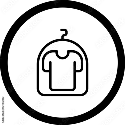 Dry Cleaning Vector Icon Design
