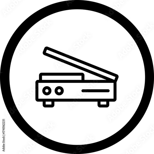 Scanner Vector Icon Design