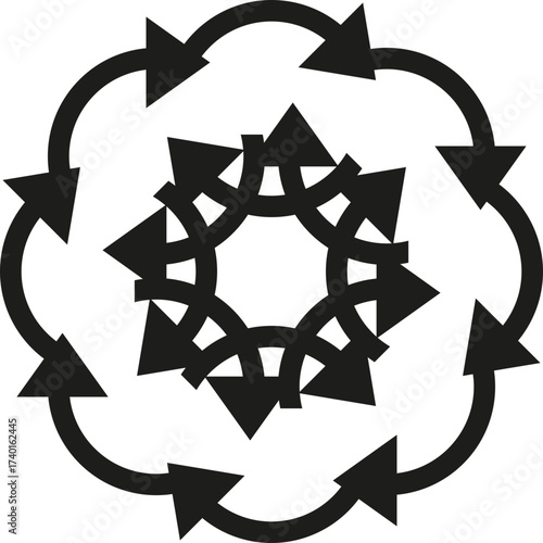 Diseño geométrico moderno / Modern Geometric Design / Modernes Geometrisches Design (PNG, SVG, JPG)