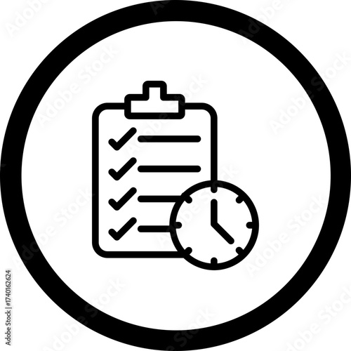Planing Vector Icon Design