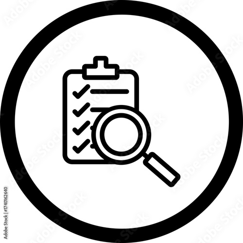 Audit Vector Icon Design