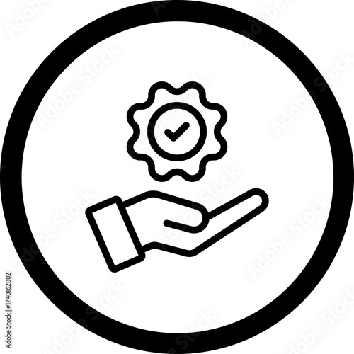Responsability Vector Icon Design