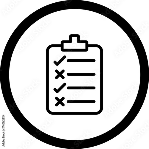 Rules Vector Icon Design