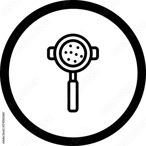 Portafilter Vector Icon Design