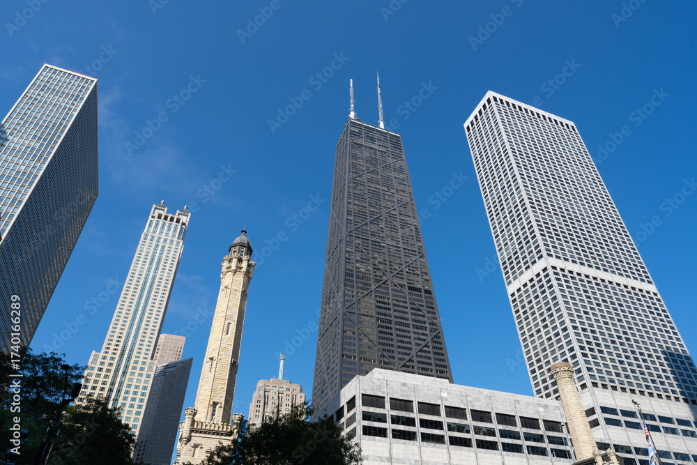 Fototapeta premium skyscrapers in chicago