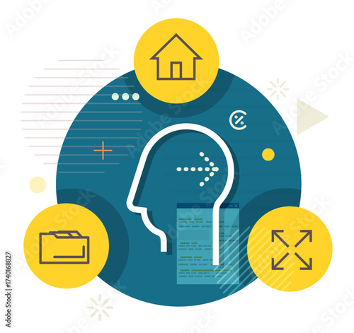 In-house Vs Outsourcing Employee - Business Practice - Icon